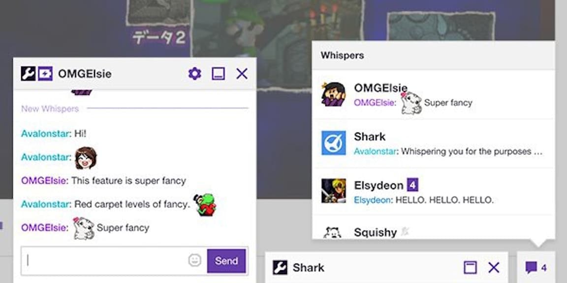 Image showing the Twitch Whispers